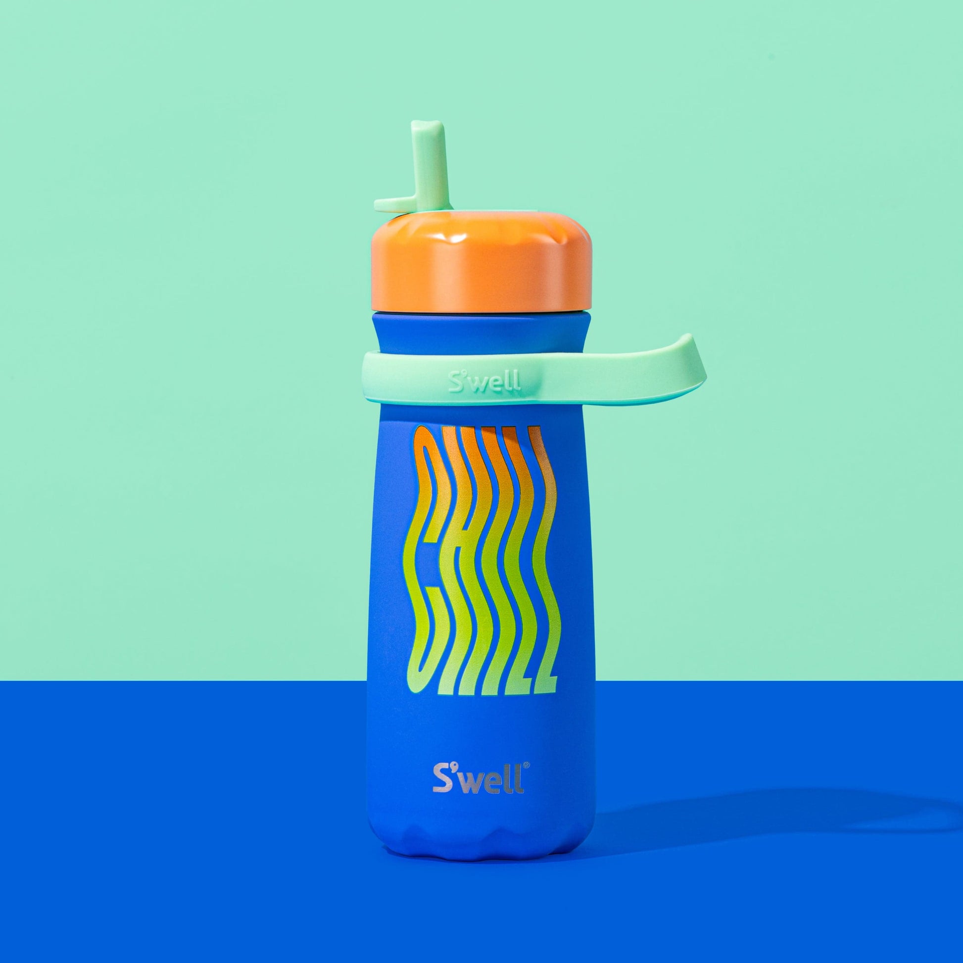 traveler-with-flip-straw-lid-16oz-r4 Swell-Kids-Water-Bottle-Traveler-16oz-Blue-Chill-Beauty.jpg